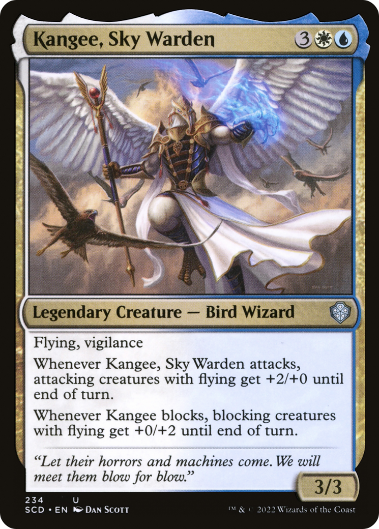 Kangee, Sky Warden [Starter Commander Decks] MTG Single Magic: The Gathering | Red Claw Gaming