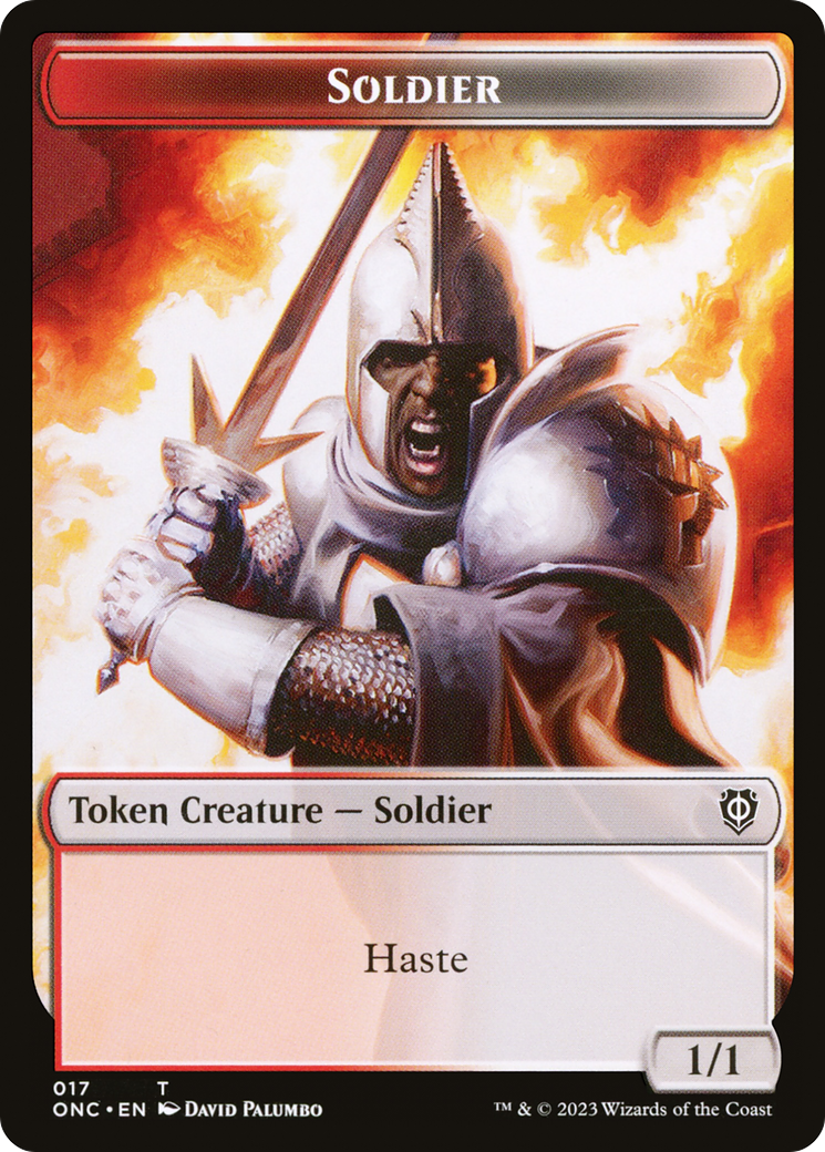 Copy // Soldier Double-Sided Token (Surge Foil) [Marvel Super Heroes Commander Tokens] | Red Claw Gaming