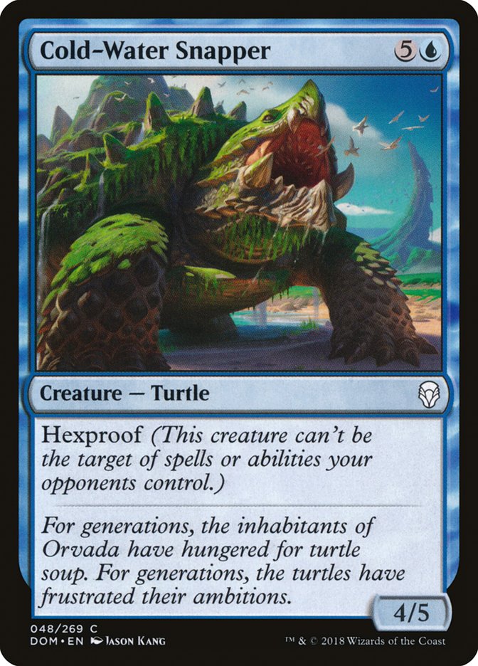 Cold-Water Snapper [Dominaria] MTG Single Magic: The Gathering | Red Claw Gaming