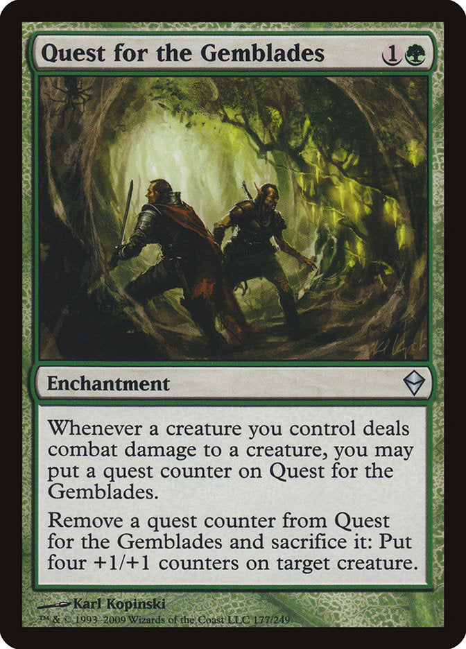 Quest for the Gemblades [Zendikar] MTG Single Magic: The Gathering | Red Claw Gaming