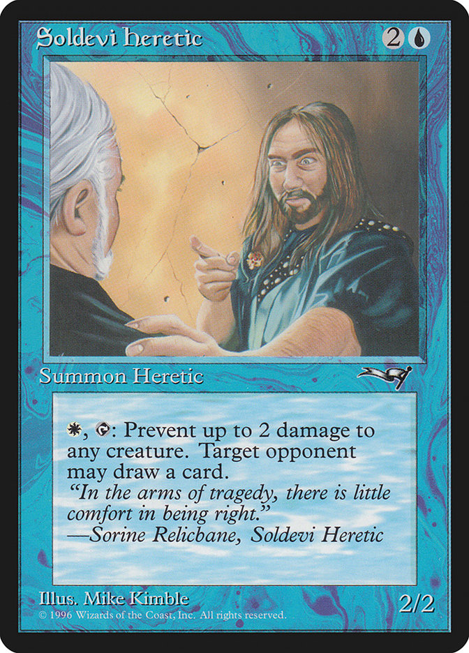 Soldevi Heretic (Pointing) [Alliances] MTG Single Magic: The Gathering | Red Claw Gaming