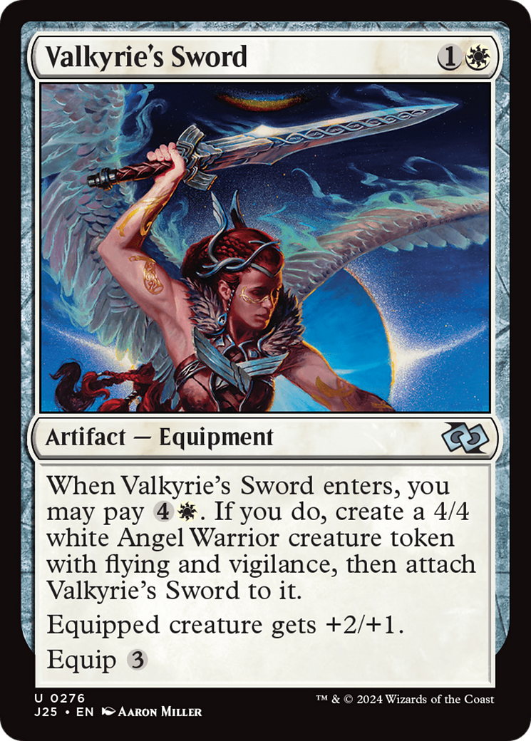 Valkyrie's Sword [Foundations Jumpstart] MTG Single Magic: The Gathering | Red Claw Gaming