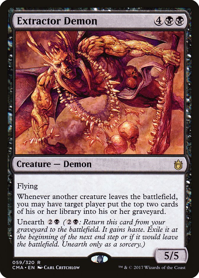 Extractor Demon [Commander Anthology] MTG Single Magic: The Gathering | Red Claw Gaming