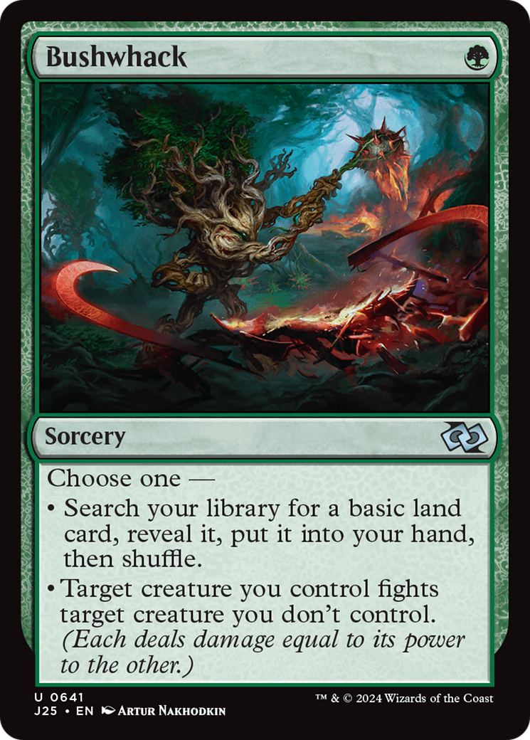 Bushwhack [Foundations Jumpstart] MTG Single Magic: The Gathering | Red Claw Gaming