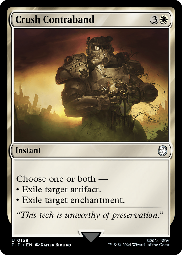 Crush Contraband [Fallout] MTG Single Magic: The Gathering | Red Claw Gaming