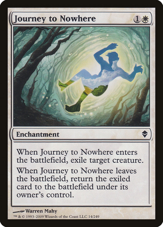 Journey to Nowhere [Zendikar] MTG Single Magic: The Gathering | Red Claw Gaming