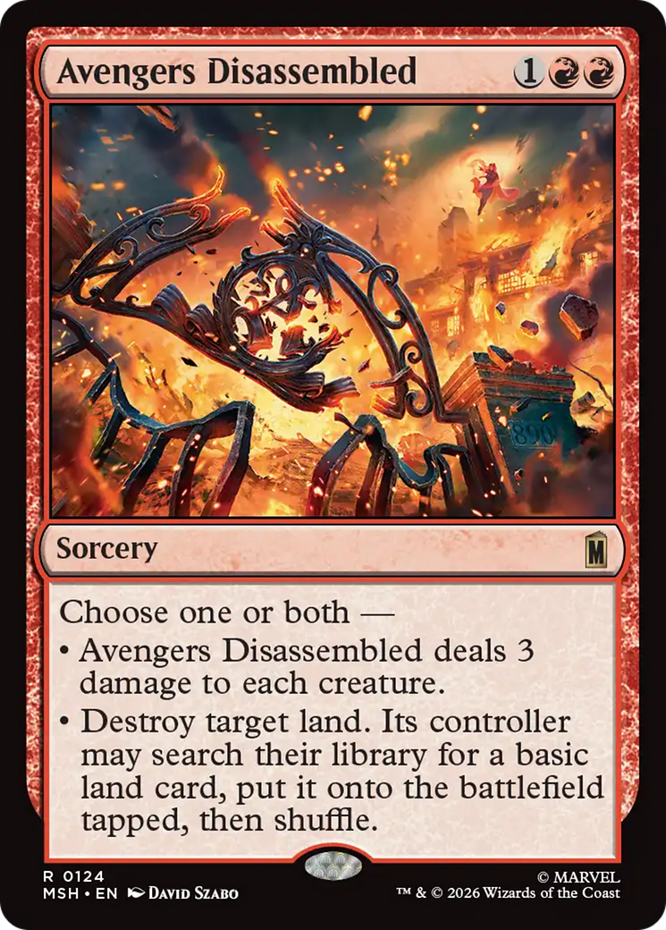 Avengers Disassembled [Marvel Super Heroes] MTG Single Magic: The Gathering | Red Claw Gaming