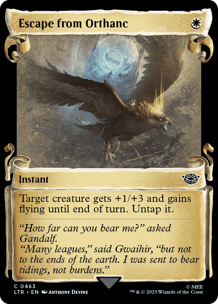 Escape from Orthanc [The Lord of the Rings: Tales of Middle-Earth Showcase Scrolls] MTG Single Magic: The Gathering | Red Claw Gaming
