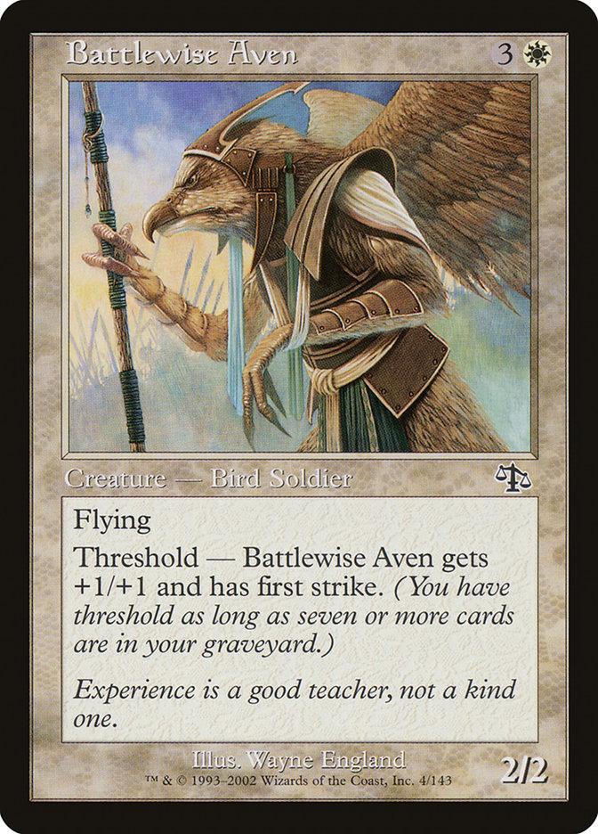 Battlewise Aven [Judgment] MTG Single Magic: The Gathering | Red Claw Gaming