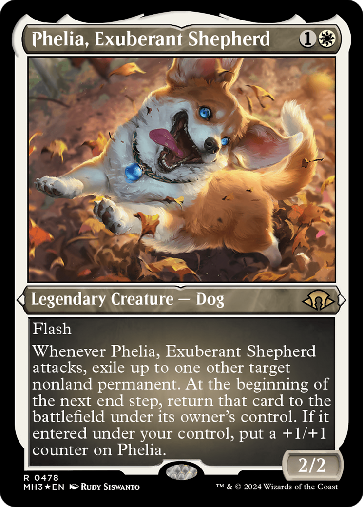 Phelia, Exuberant Shepherd (Foil Etched) [Modern Horizons 3] MTG Single Magic: The Gathering    | Red Claw Gaming