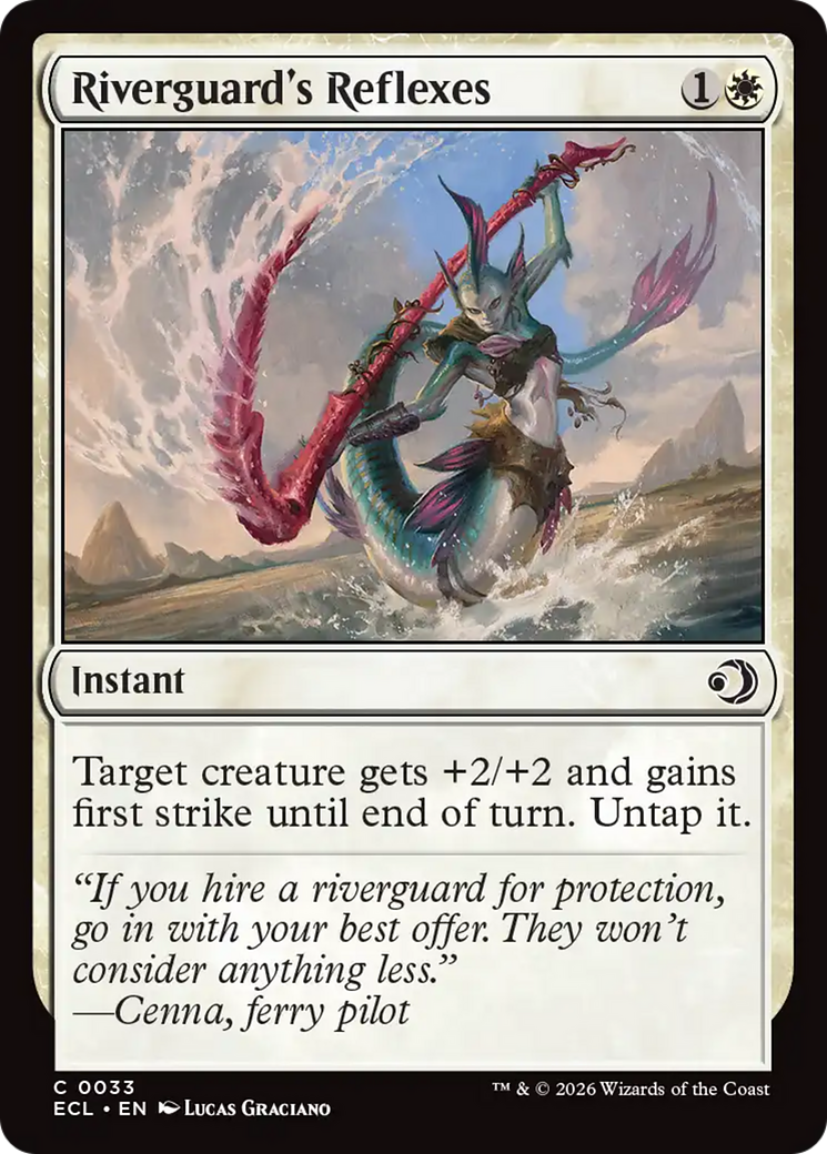 Riverguard's Reflexes [Lorwyn Eclipsed] MTG Single Magic: The Gathering | Red Claw Gaming