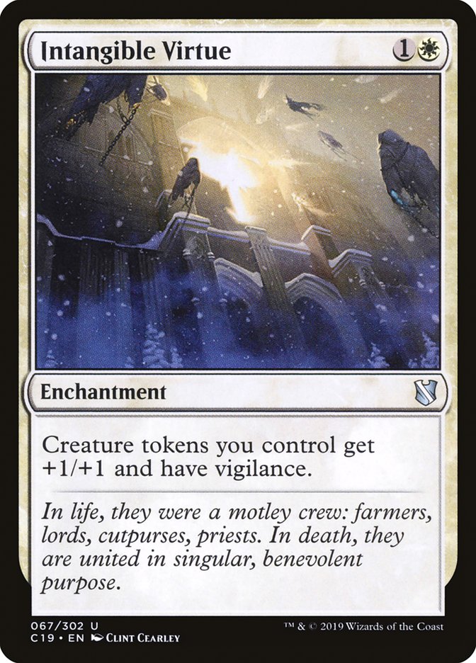 Intangible Virtue [Commander 2019] MTG Single Magic: The Gathering | Red Claw Gaming