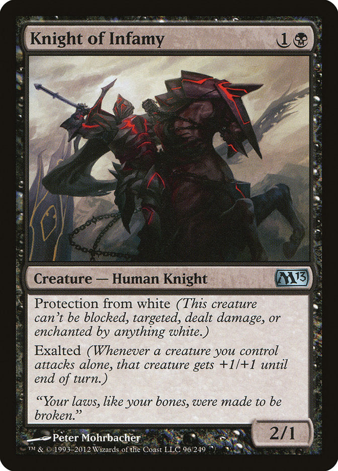 Knight of Infamy [Magic 2013] MTG Single Magic: The Gathering | Red Claw Gaming