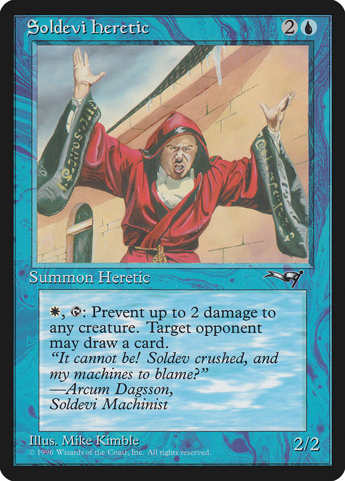 Soldevi Heretic (Hands Raised) [Alliances] MTG Single Magic: The Gathering | Red Claw Gaming