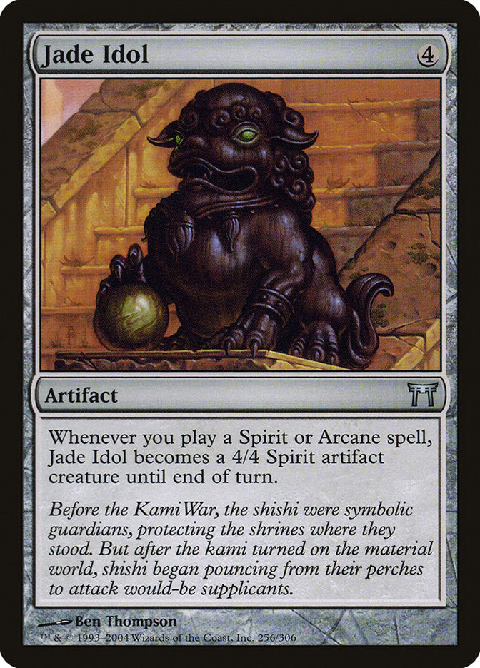 Jade Idol [Champions of Kamigawa] MTG Single Magic: The Gathering | Red Claw Gaming