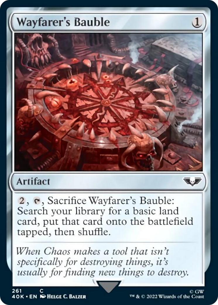 Wayfarer's Bauble (261) (Surge Foil) [Warhammer 40,000] MTG Single Magic: The Gathering | Red Claw Gaming