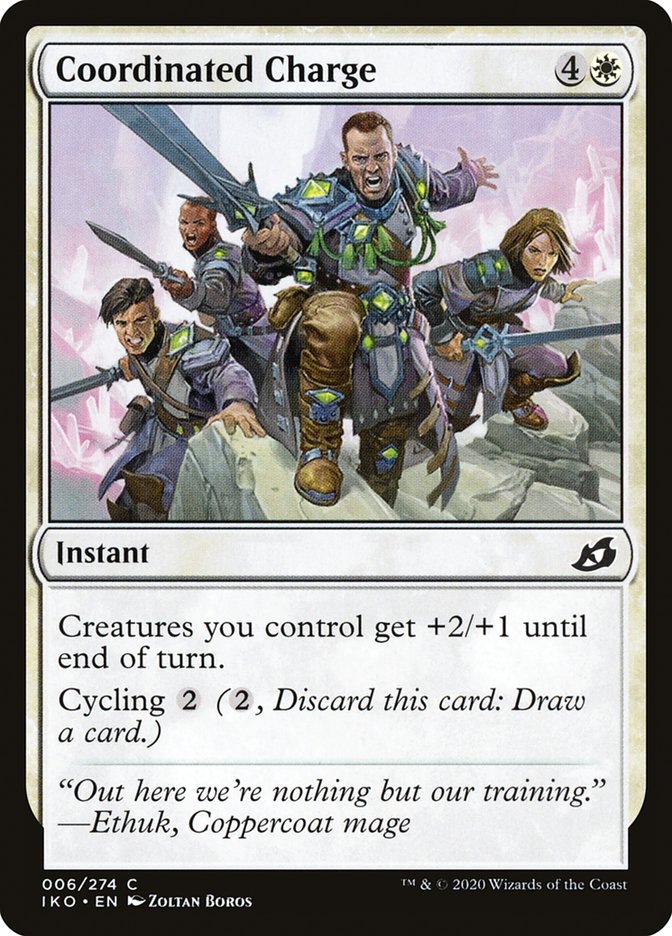 Coordinated Charge [Ikoria: Lair of Behemoths] MTG Single Magic: The Gathering | Red Claw Gaming