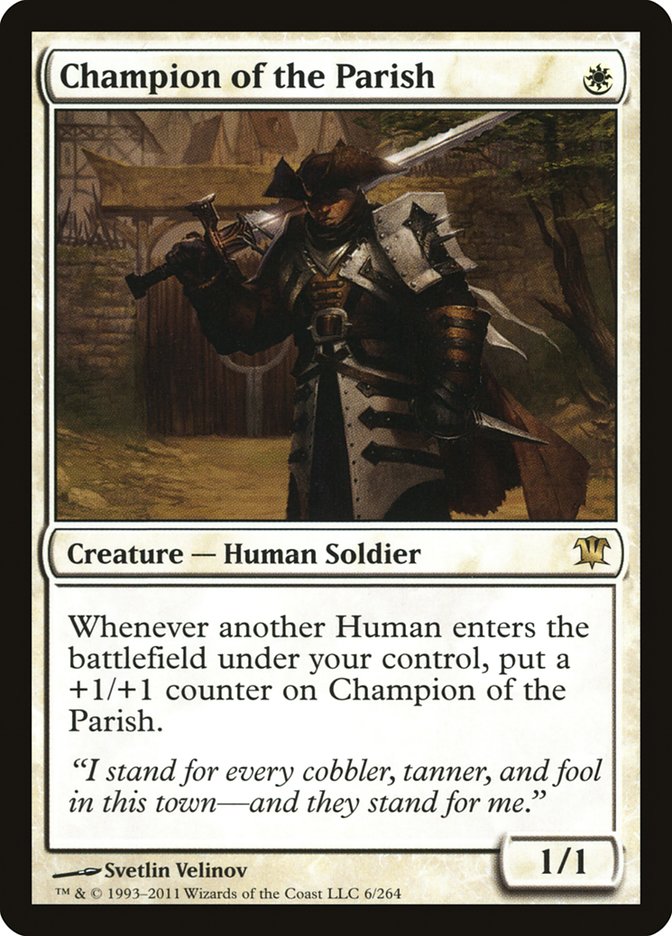 Champion of the Parish [Innistrad] MTG Single Magic: The Gathering | Red Claw Gaming