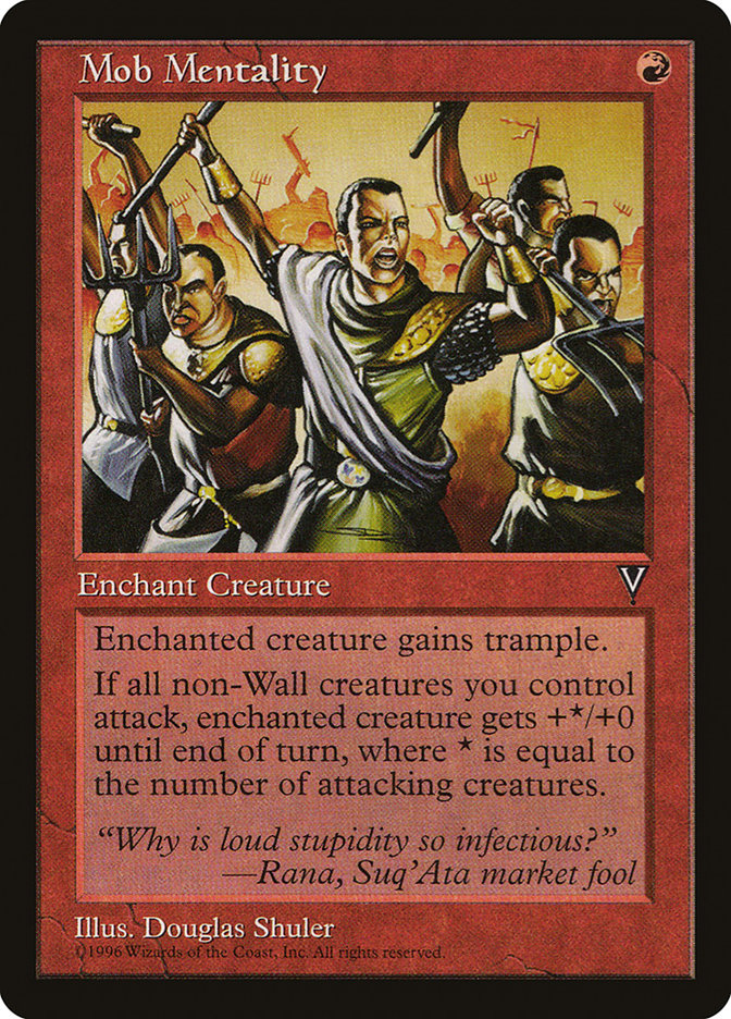 Mob Mentality [Visions] MTG Single Magic: The Gathering | Red Claw Gaming