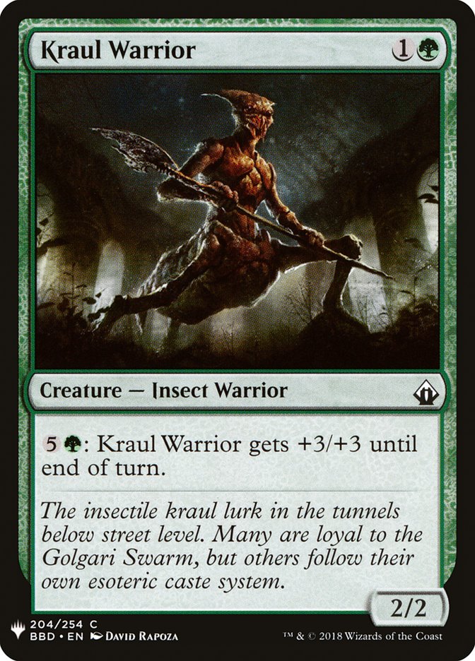 Kraul Warrior [Mystery Booster] MTG Single Magic: The Gathering | Red Claw Gaming