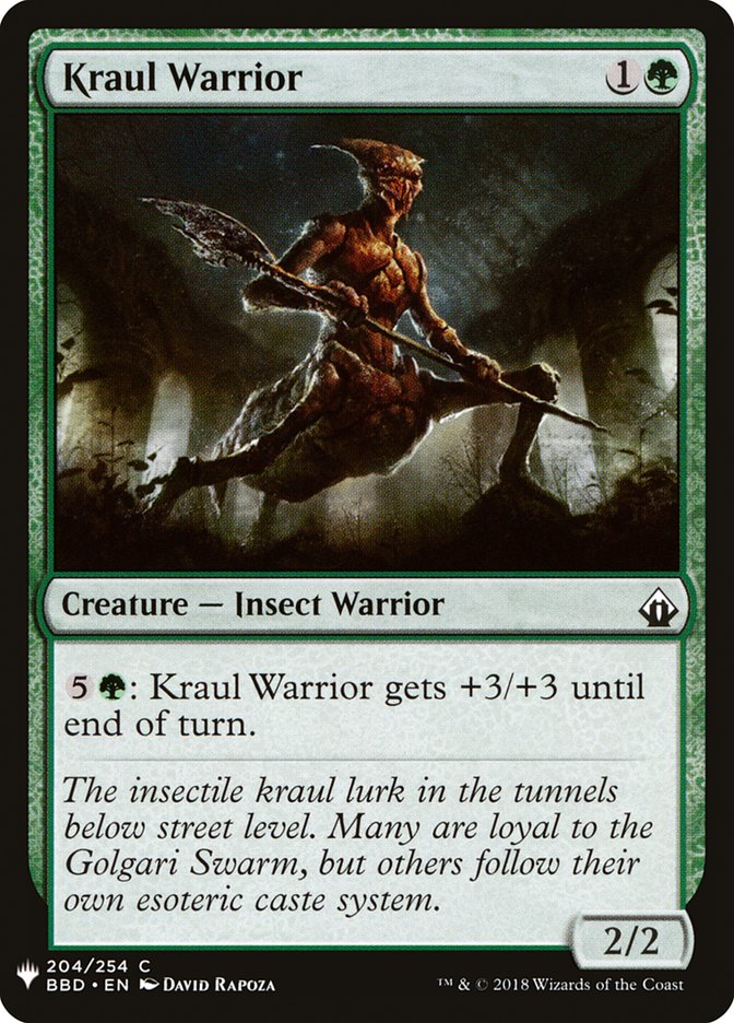 Kraul Warrior [Mystery Booster] MTG Single Magic: The Gathering    | Red Claw Gaming