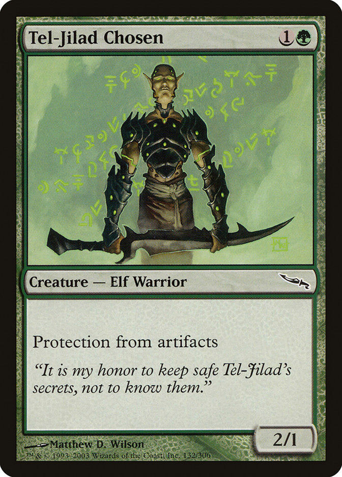 Tel-Jilad Chosen [Mirrodin] MTG Single Magic: The Gathering | Red Claw Gaming