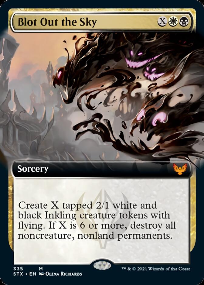 Blot Out the Sky (Extended Art) [Strixhaven: School of Mages] MTG Single Magic: The Gathering | Red Claw Gaming