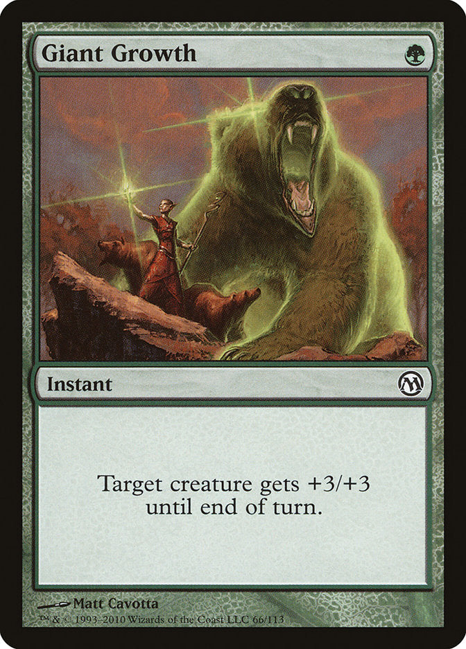 Giant Growth [Duels of the Planeswalkers] MTG Single Magic: The Gathering | Red Claw Gaming