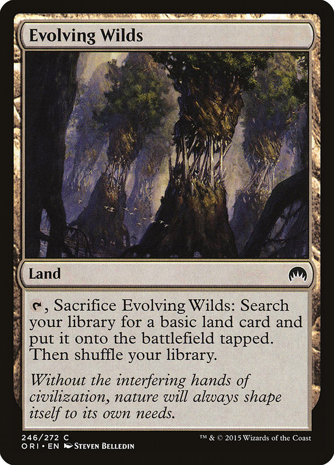 Evolving Wilds [Magic Origins] MTG Single Magic: The Gathering | Red Claw Gaming