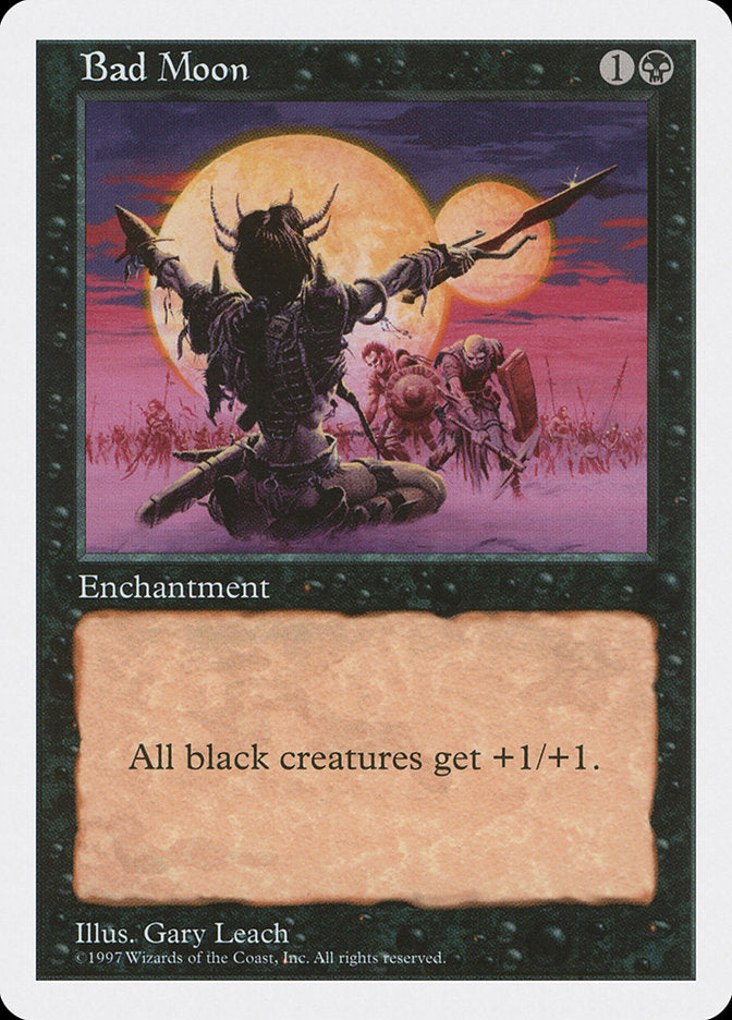 Bad Moon [Fifth Edition] MTG Single Magic: The Gathering | Red Claw Gaming