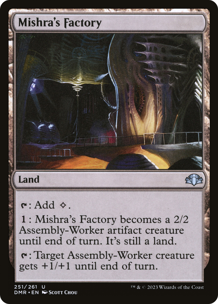 Mishra's Factory [Dominaria Remastered] MTG Single Magic: The Gathering | Red Claw Gaming