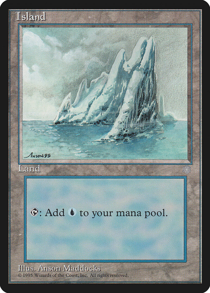 Island (No Birds / Signature on Left) [Ice Age] MTG Single Magic: The Gathering | Red Claw Gaming