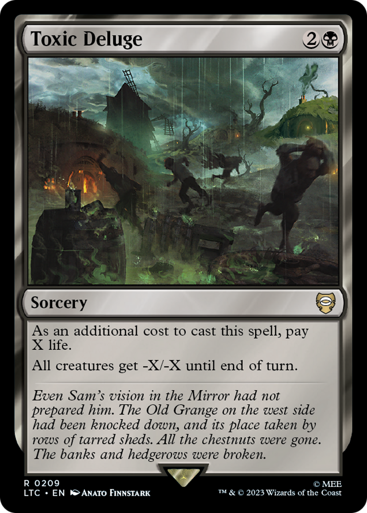 Toxic Deluge [The Lord of the Rings: Tales of Middle-Earth Commander] MTG Single Magic: The Gathering | Red Claw Gaming
