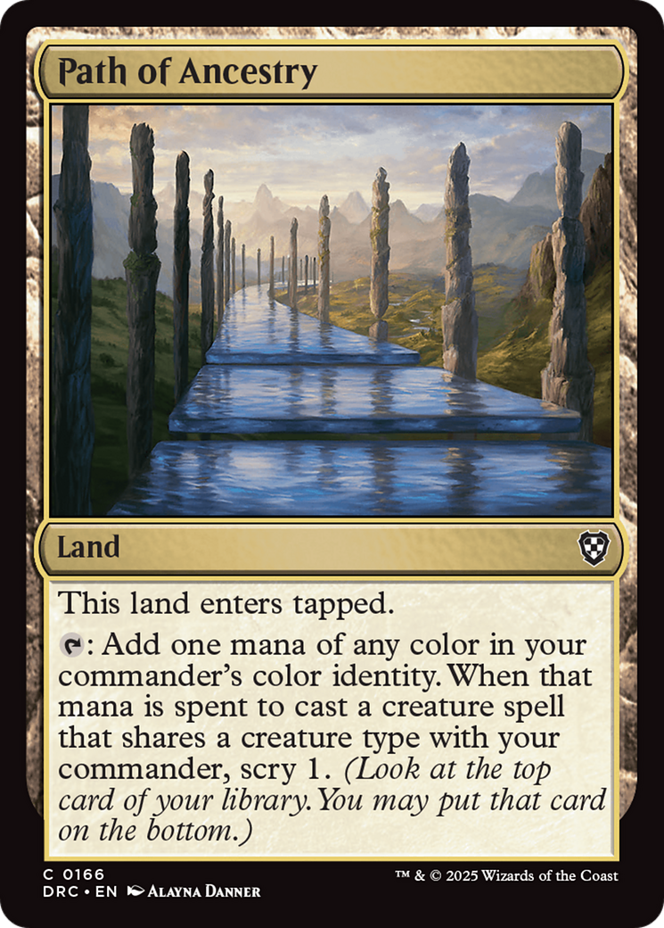 Path of Ancestry (0166) [Aetherdrift Commander] MTG Single Magic: The Gathering | Red Claw Gaming