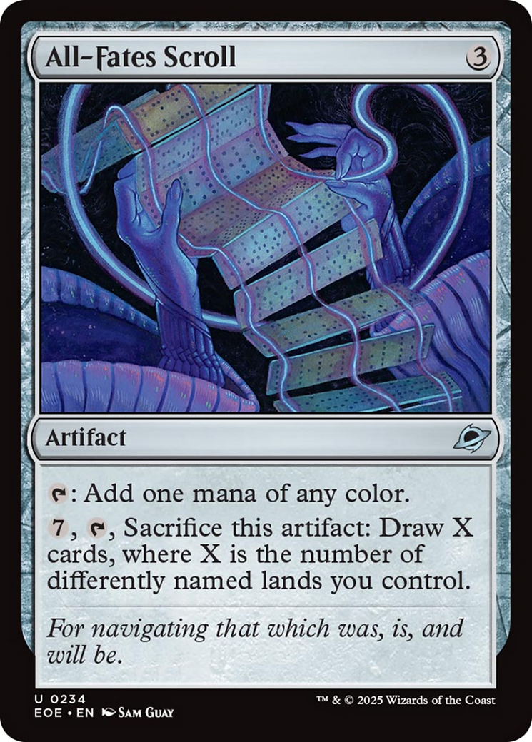 All-Fates Scroll [Edge of Eternities] MTG Single Magic: The Gathering | Red Claw Gaming