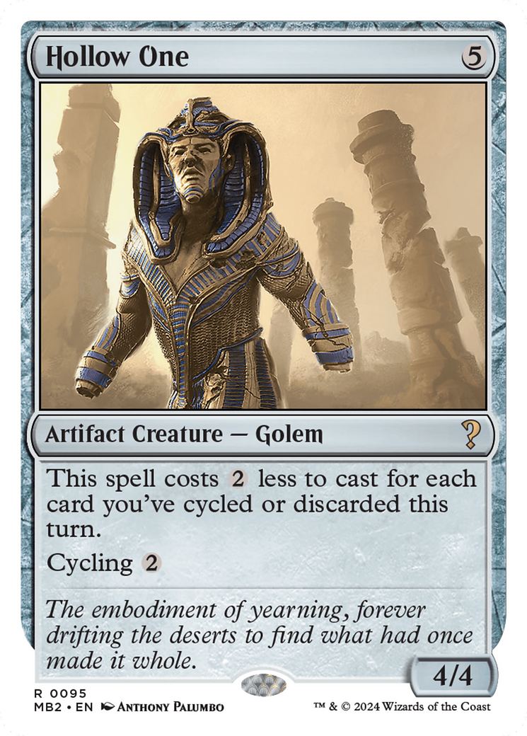 Hollow One (White Border) [Mystery Booster 2] MTG Single Magic: The Gathering | Red Claw Gaming
