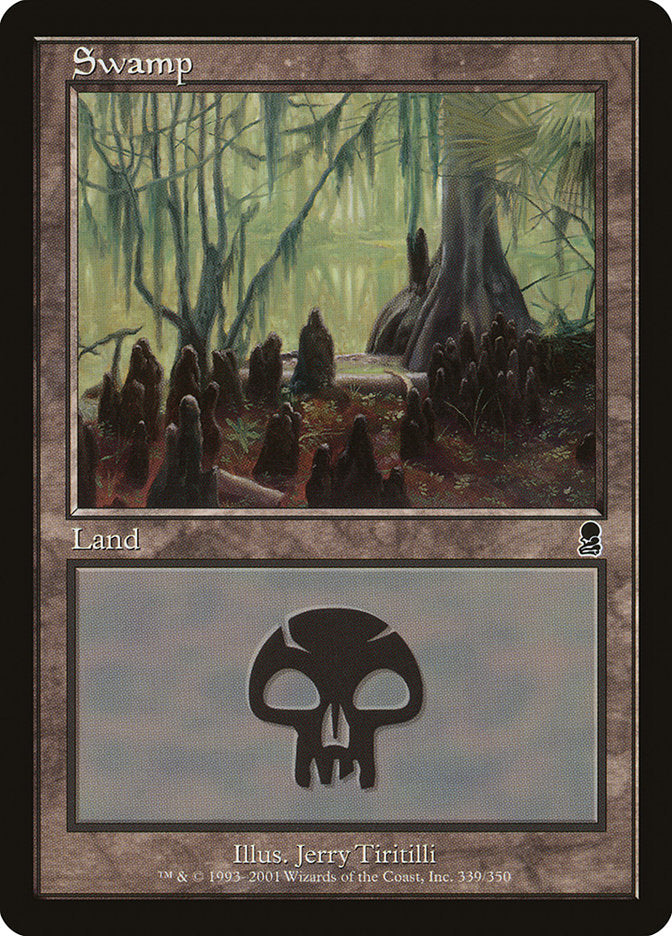 Swamp (339) [Odyssey] MTG Single Magic: The Gathering | Red Claw Gaming