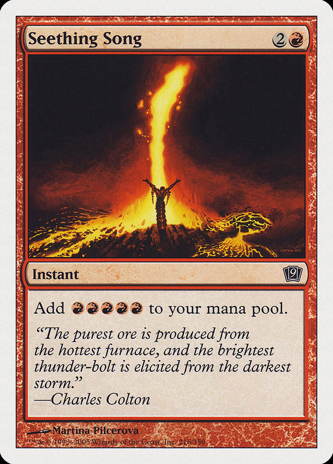 Seething Song [Ninth Edition] MTG Single Magic: The Gathering | Red Claw Gaming