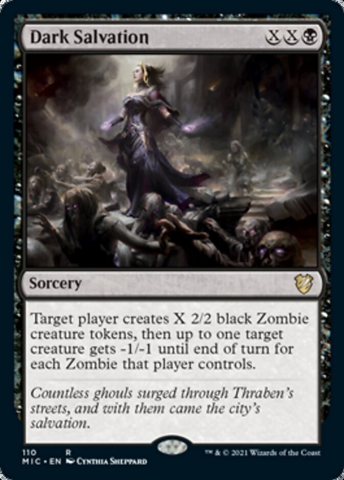 Dark Salvation [Innistrad: Midnight Hunt Commander] MTG Single Magic: The Gathering | Red Claw Gaming