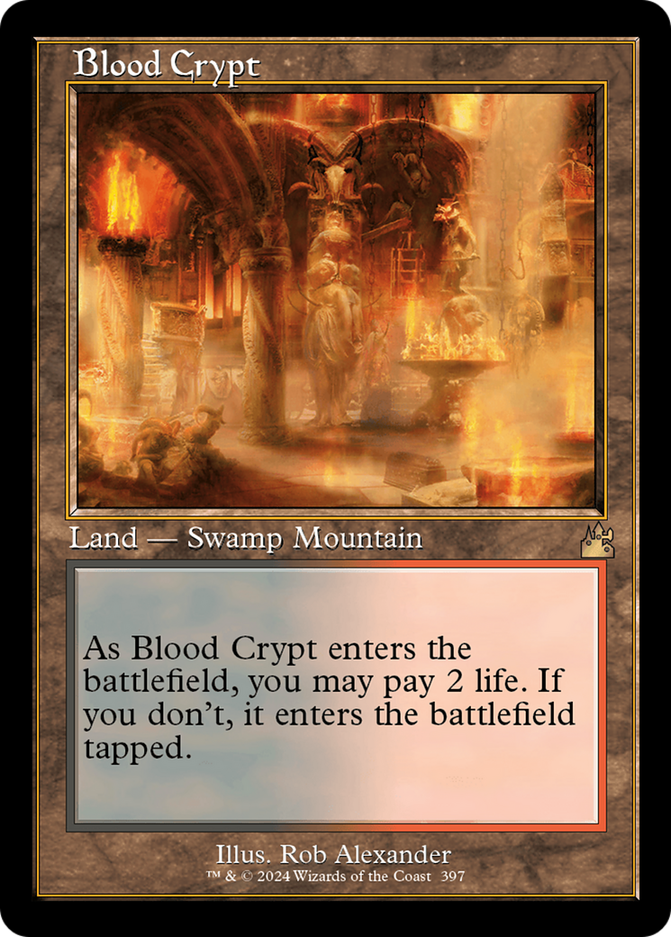 Blood Crypt (Retro) [Ravnica Remastered] MTG Single Magic: The Gathering | Red Claw Gaming
