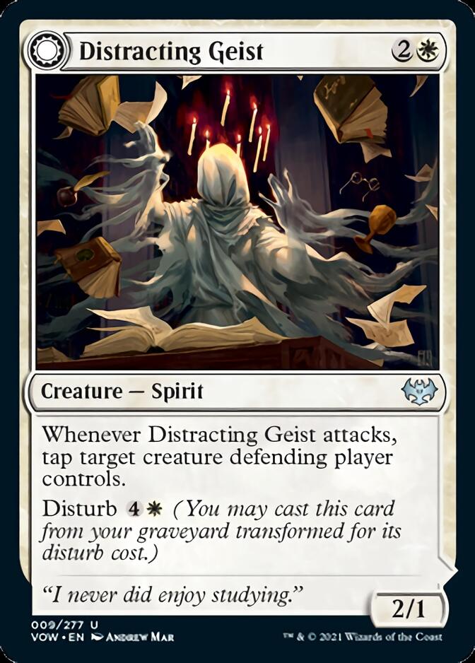 Distracting Geist // Clever Distraction [Innistrad: Crimson Vow] MTG Single Magic: The Gathering | Red Claw Gaming