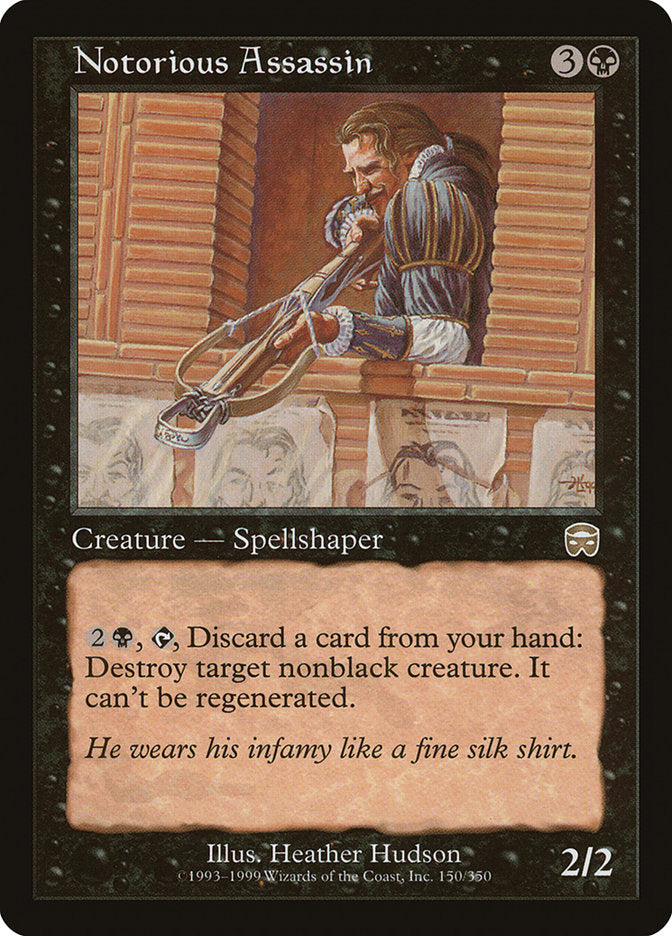 Notorious Assassin [Mercadian Masques] MTG Single Magic: The Gathering | Red Claw Gaming