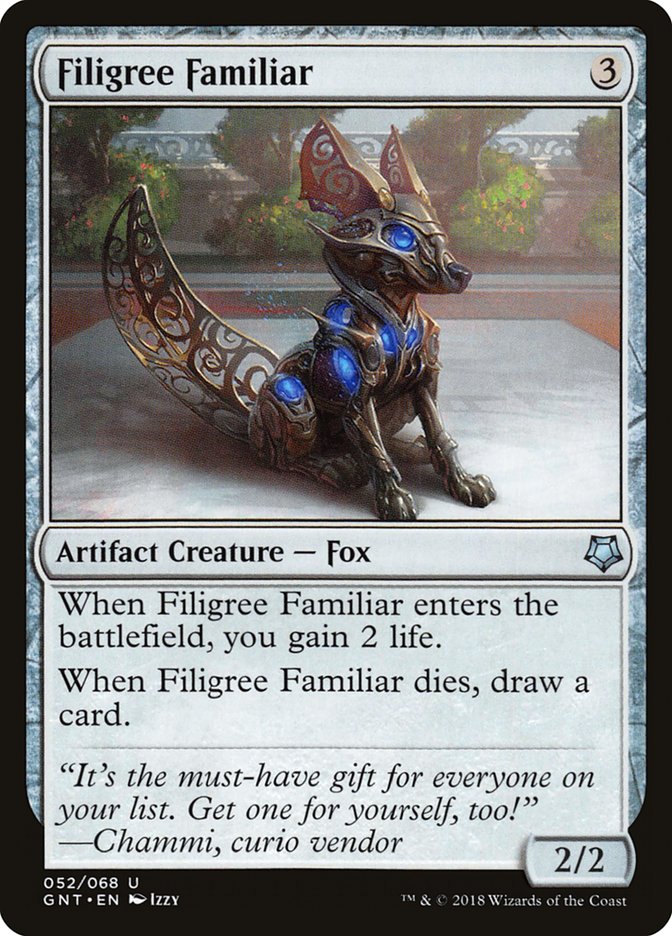 Filigree Familiar [Game Night 2018] MTG Single Magic: The Gathering | Red Claw Gaming