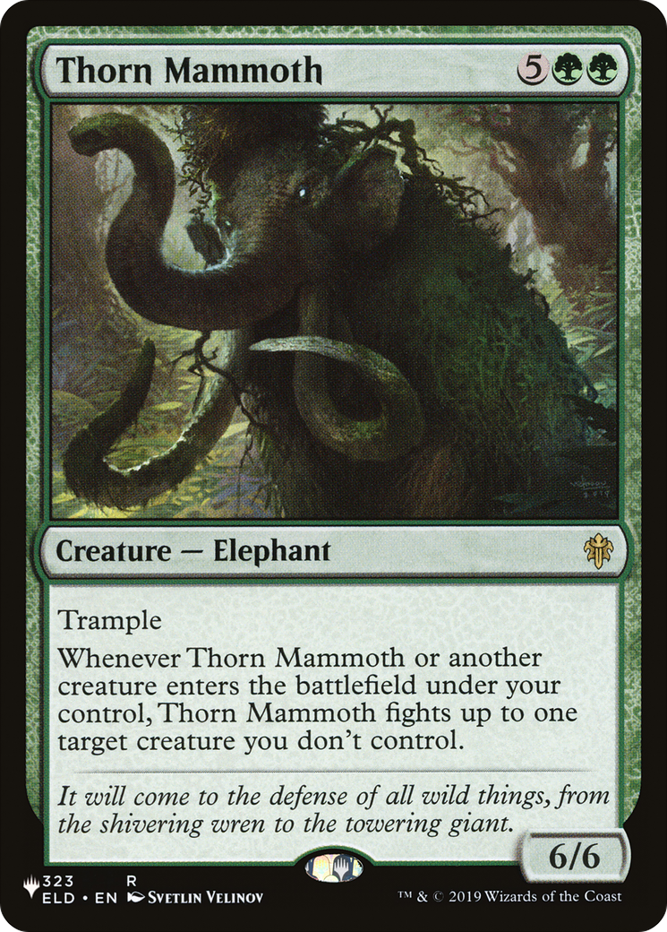 Thorn Mammoth [The List] MTG Single Magic: The Gathering | Red Claw Gaming