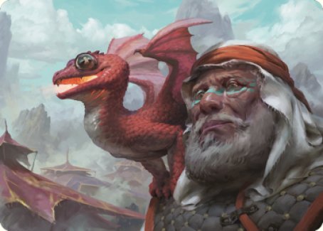 Dragon Whelp Art Card [Dominaria United Art Series] MTG Single Magic: The Gathering | Red Claw Gaming