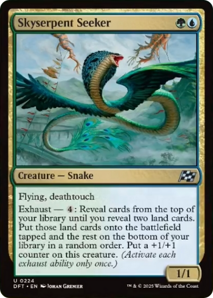 Skyserpent Seeker [Aetherdrift] MTG Single Magic: The Gathering | Red Claw Gaming
