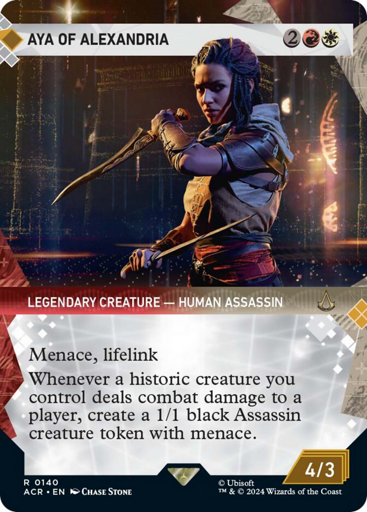 Aya of Alexandria (Showcase) [Assassin's Creed] MTG Single Magic: The Gathering | Red Claw Gaming