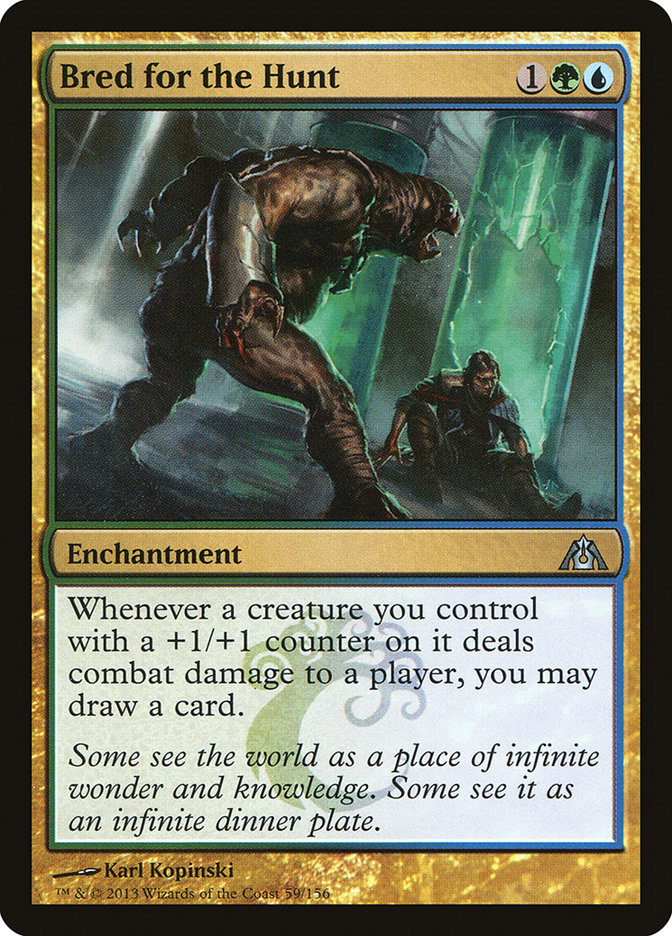 Bred for the Hunt [Dragon's Maze] MTG Single Magic: The Gathering | Red Claw Gaming