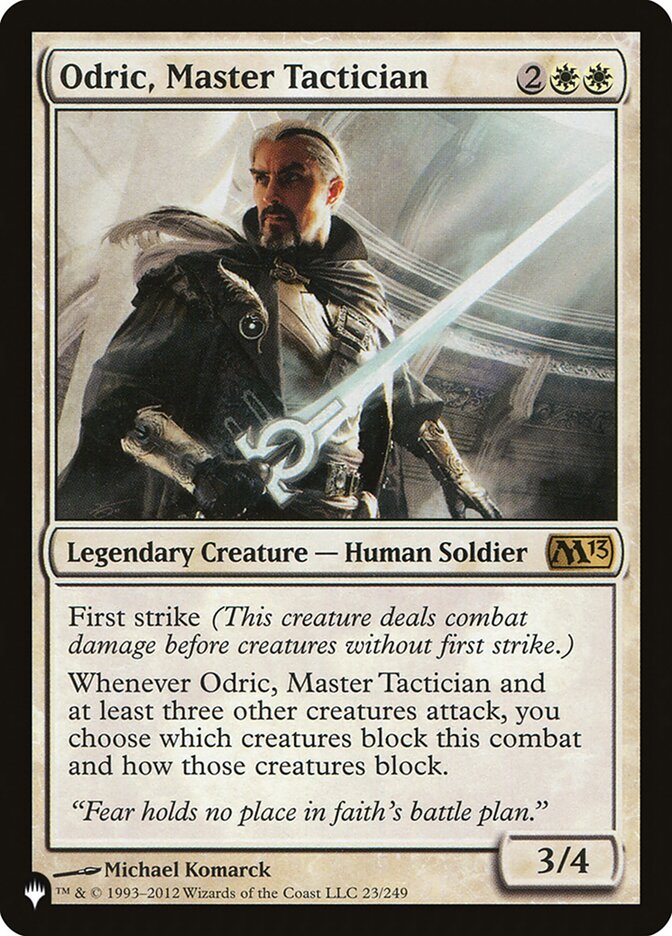 Odric, Master Tactician [The List] MTG Single Magic: The Gathering | Red Claw Gaming