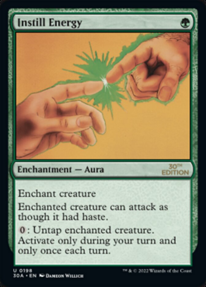 Instill Energy [30th Anniversary Edition] MTG Single Magic: The Gathering | Red Claw Gaming